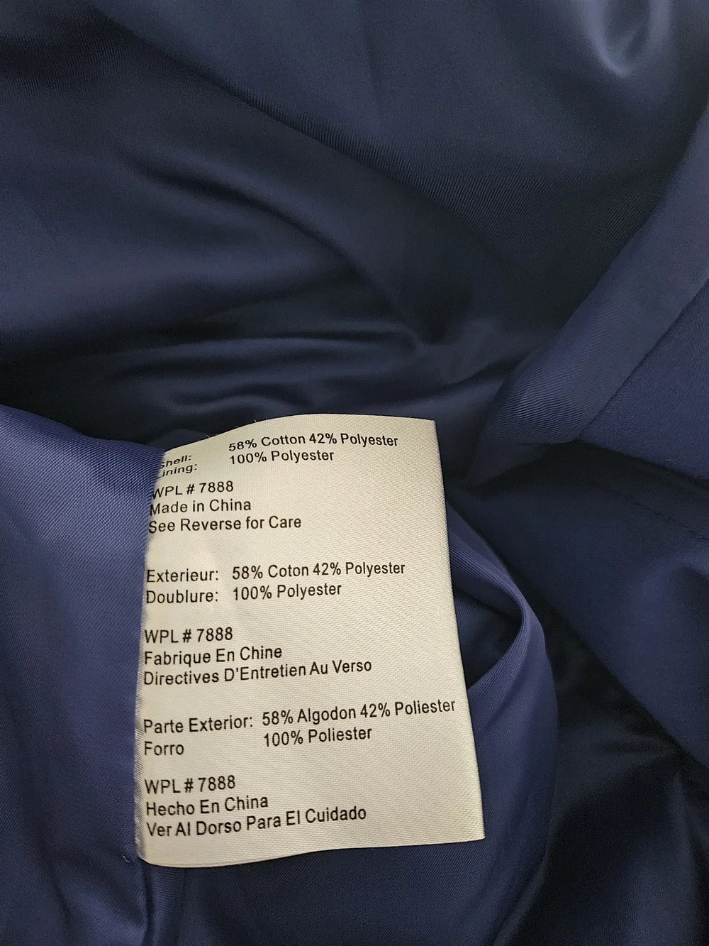 Michael Kors Royal Blue Hooded Trench Coat